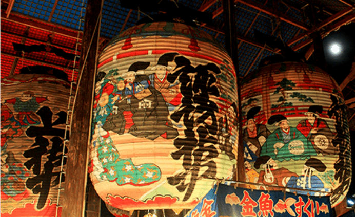 諏訪神社　大提灯まつり